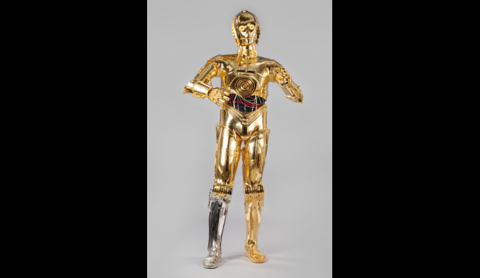 Réplique du droïde de protocole C-3PO de La Guerre des étoiles (George Lucas- 1977)- 1997 Collection ScienceFictionArchi ves.com- Paris 