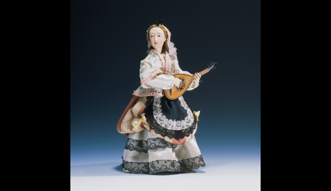 Joueuse de mandoline- fin du xviiie siècle Musée des arts et métiers – Cnam- Paris Inv. 06152